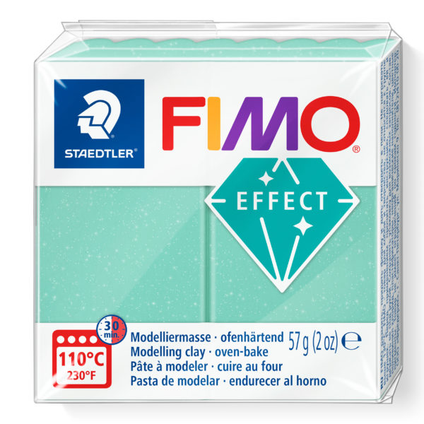 Staedtler FIMO Effect - Gemstone Jade Green - Riverside Beads