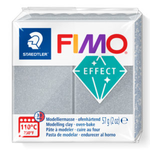 Staedtler FIMO Effect - Metallic Silver - Riverside Beads