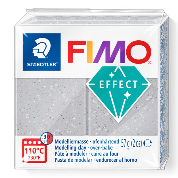 Staedtler FIMO Effect - Glitter Silver - Riverside Beads