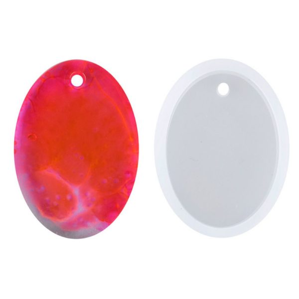 Oval Silicone Resin Mould - Riverside Beads