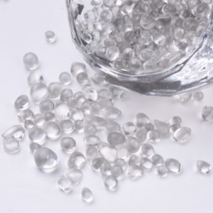 Glass Resin Chips - Light Grey - Riverside Beads
