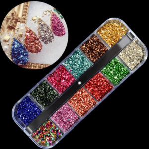 Mixed Resin Gemstone Chip Box - Riverside Beads