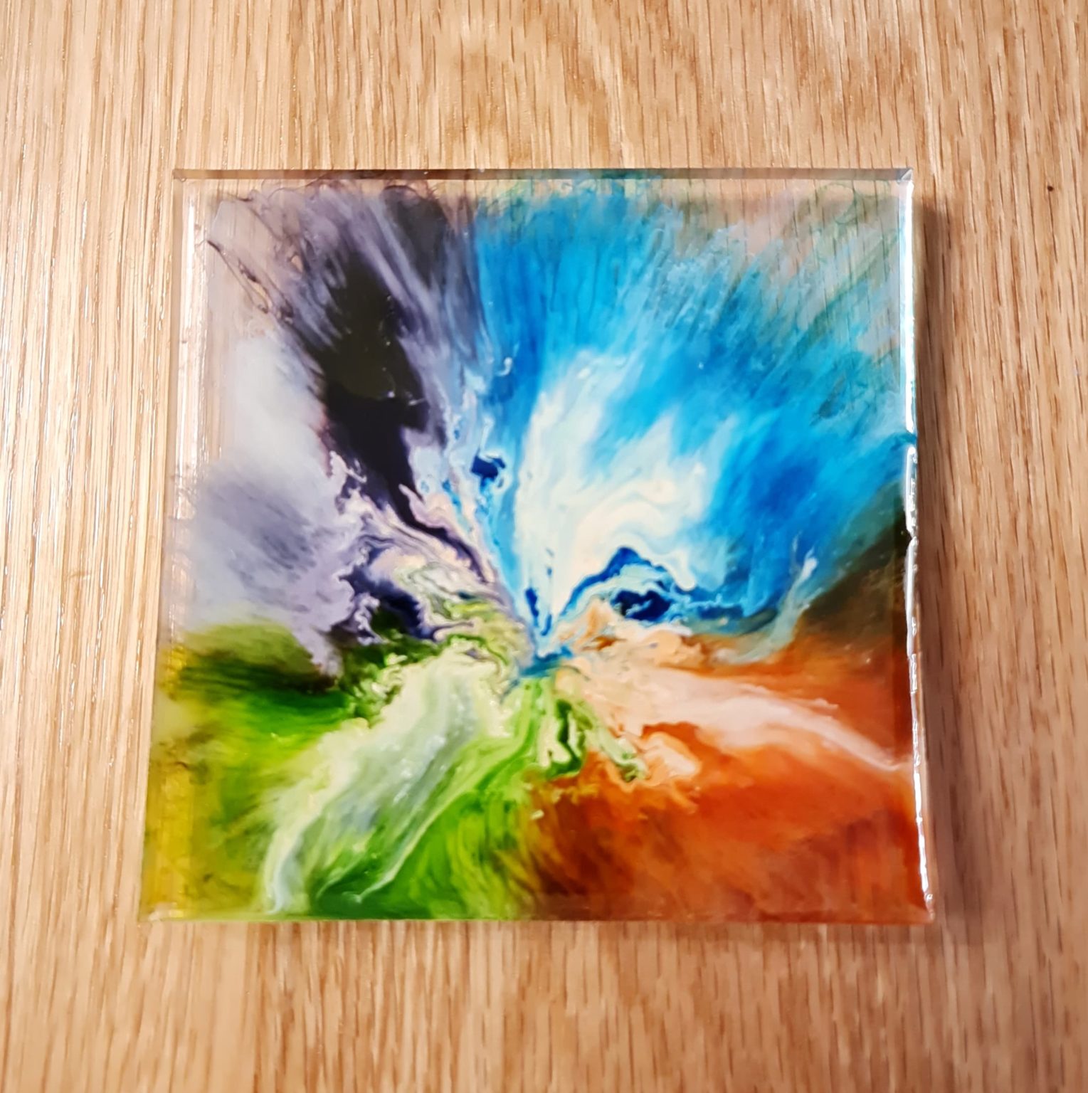 Resin Coaster Riverside Beads