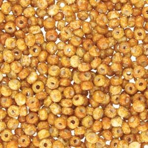 Size 8/0 Preciosa Seed Beads - Travertine Brown - Riverside Beads