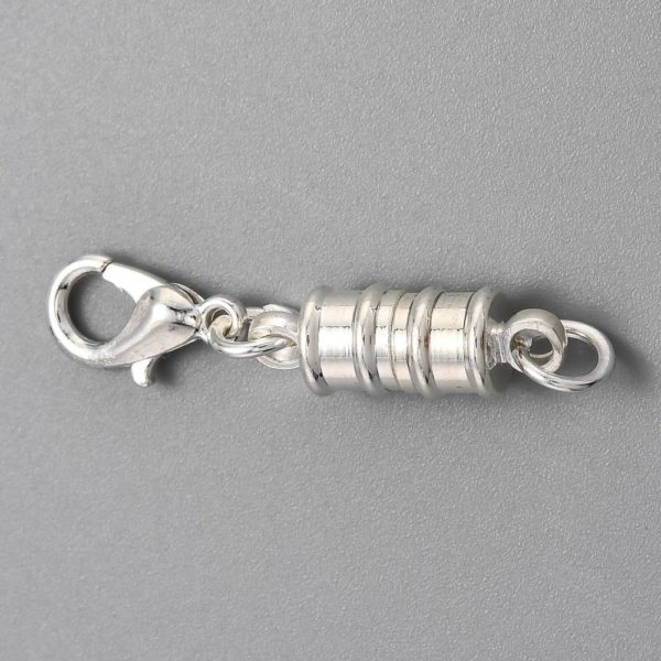 6mm Magnetic Clasp Converter Silver.3 - Riverside Beads