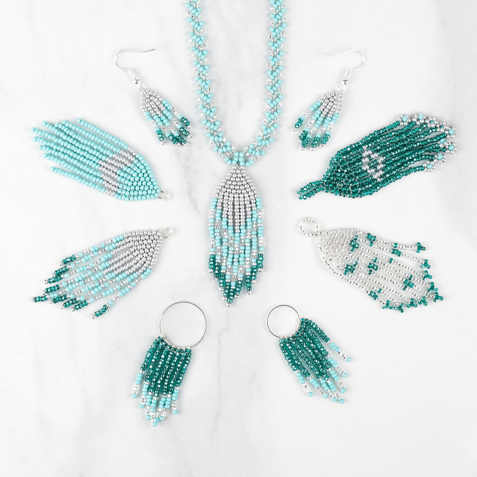 Beaded Fringe Jewellery Kit Kits Riverside Beads