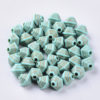 Acrylic Patterned Bicone Bead - Riverside Beads