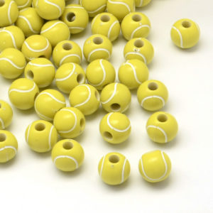 Acrylic Tennis Ball Bead - Riverside Beads
