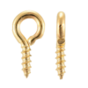 Screw Eye Pin Finding Gold - Riverside Beads