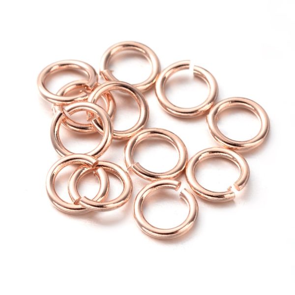 8mm Rose Gold Jump Ring.2 - Riverside Beads