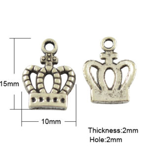 Silver Traditional Crown - Riverside Beads
