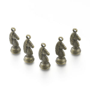 Knight Chess Piece Charms - Riverside Beads