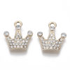 Diamante Crown Charm - Riverside Beads