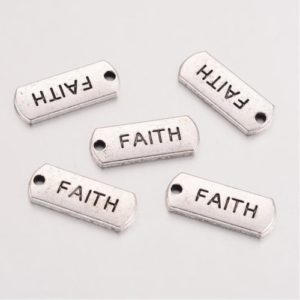 Faith Tag Charms - Riverside Beads