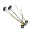 50mm Headpin with Stone - Riverside Beads