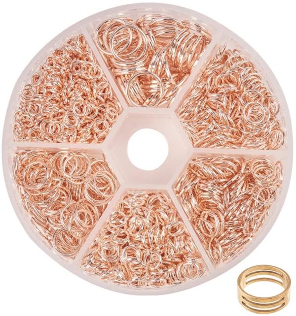 Rose Gold Jump Ring Collection - Riverside Beads