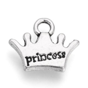 Small Princess Crown Charm - Riverside Beads