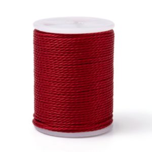 1mm Twisted Cord - Red - Riverside Beads