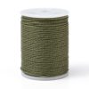 1mm Twisted Cord - Olive Green - Riverside Beads