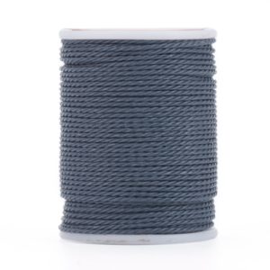 1mm Twisted Cord - Metallic Blue - Riverside Beads