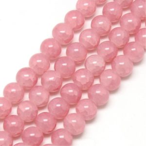 8mm Crackled Bead- Riverside Beads