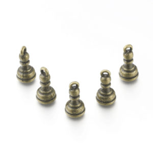 Chess Pawn Piece Charm - Riverside Beads