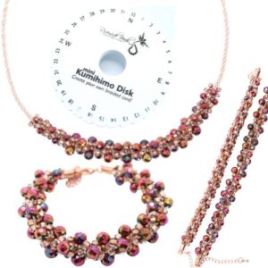 Crystal Kumihimo Necklace and Bracelet Kit - Riverside Beads