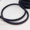 6mm Faux Leather - Black - Riverside Beads