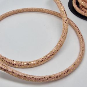 6mm Faux Leather - Pink - Riverside Beads