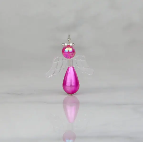 Azalea Pearl Angel Charm Kit - Makes 20