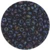 Size 10/0 Preciosa Seed Beads - Metallic Blue Iris - Riverside Beads