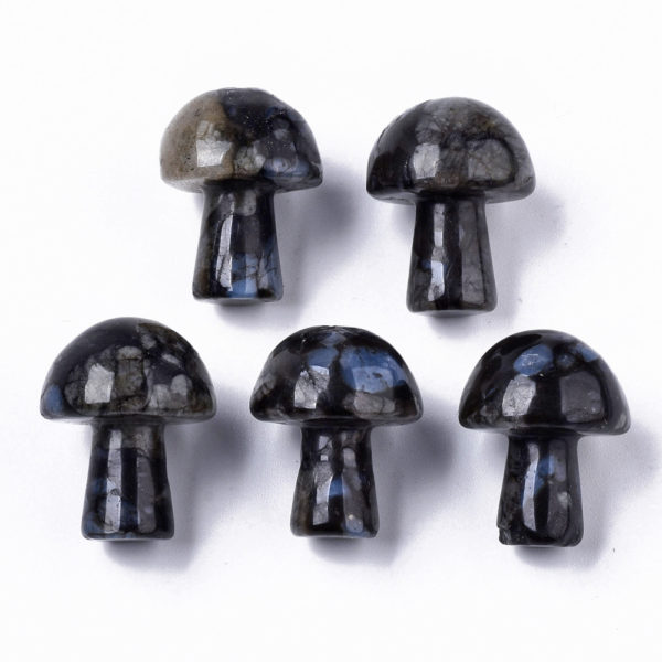 Labradorite GuaSha Stone Mushroom - Riverside Beads