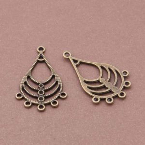 Teardrop Earring - Antique Bronze - Riverside Beads