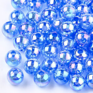 8mm Round AB Bead – Royal Blue - Riverside Beads