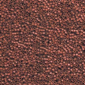 Size 15/0 Miyuki Seed Beads - Opaque Brown - Riverside Beads