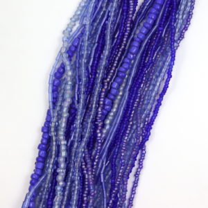 Rice and Seed Bead Strands - Ocean Blue - Riverside Beads