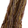 Rice and Seed Bead Strands - Golden Brown - Riverside Beads