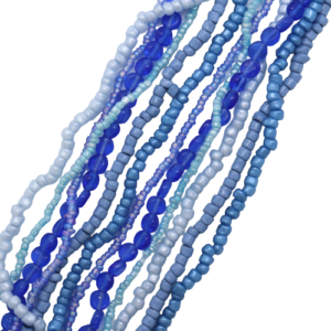 Assorted Glass Seed Bead Ocean Blue - Riverside Beads