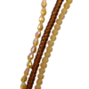 Assorted Glass Beads - Coffee Brown - Riverside Beads
