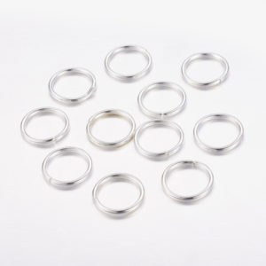 14mm Jump Ring - Silver Plated - Riverside Beads