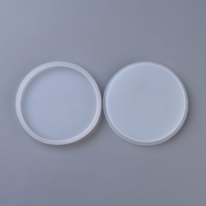 Silicone Circle Coaster Mould - Riverside Beads