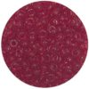 Size 10/0 Preciosa Seed Beads - Transparent Red - Riverside Beads