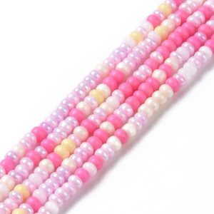 8/0 Seed Bead Strand - Candyfloss - Riverside Beads