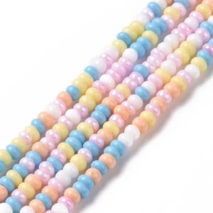 8/0 Seed Bead Strand - Pastel - Riverside Beads