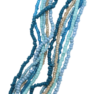 Assorted Seed Bead Strand Mediterranean Blue - Riverside Beads