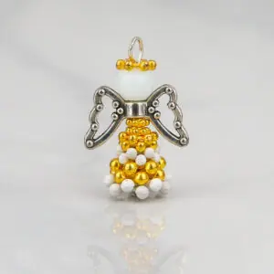 Gratitude Sparkle Spacer Angel Charm Kit