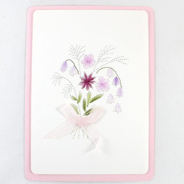 Flower Prick & Stitch Card - Riverside Beads
