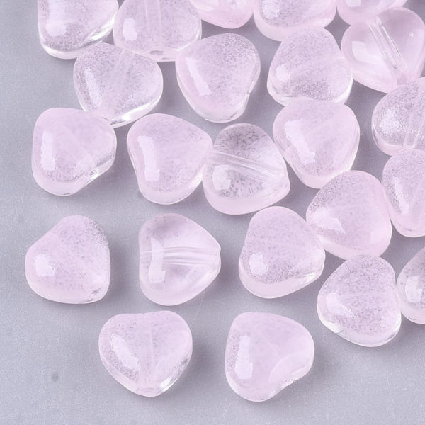 Glass Heart Bead -Riverside beads