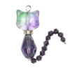 Purple Beaded Cat - Riverside Beads