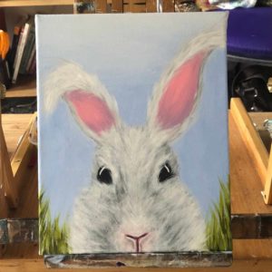 Bunny Art Cuppa and Canvas - Riverside Beads